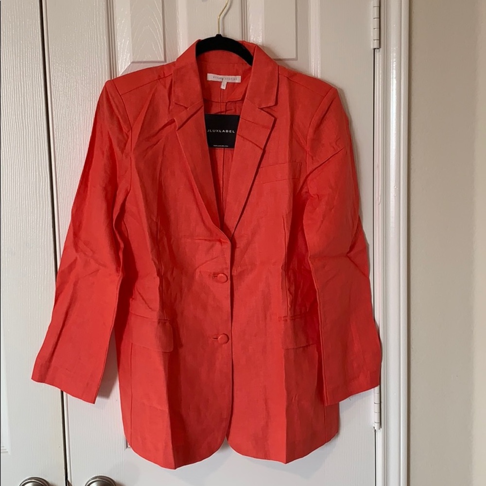 NWT JLUXLABEL Miami Coral Liner Blazer & Short Set - Picture 4 of 16